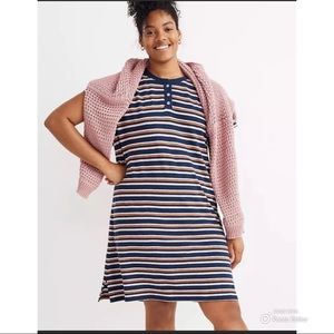 Madewell Henley T-Shirt Dress